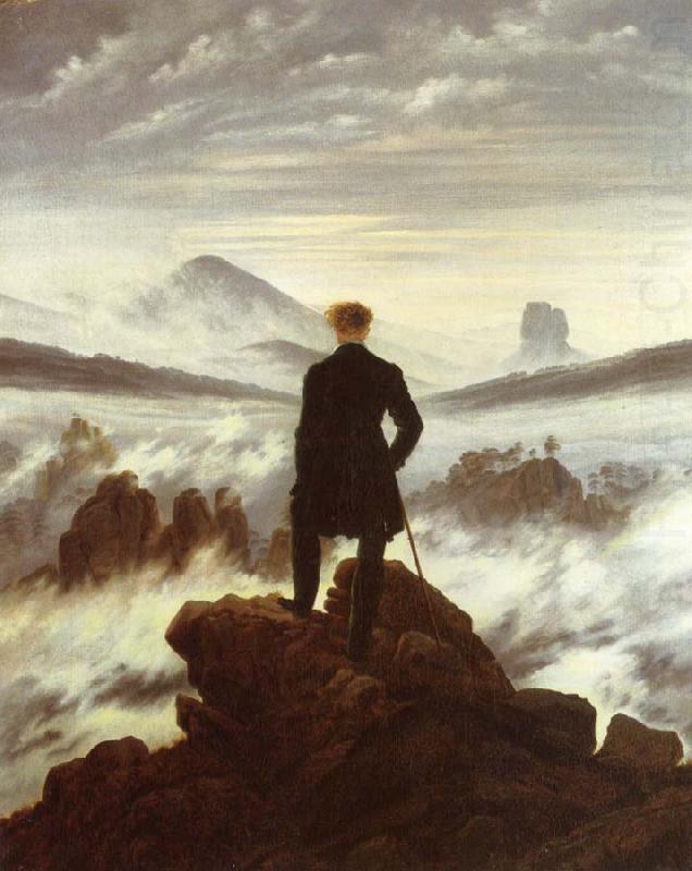 Caspar David Friedrich The walker above the mists china oil painting image